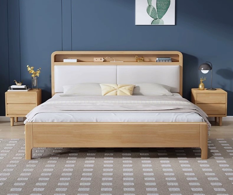 Queen bed #1656L - Click Image to Close